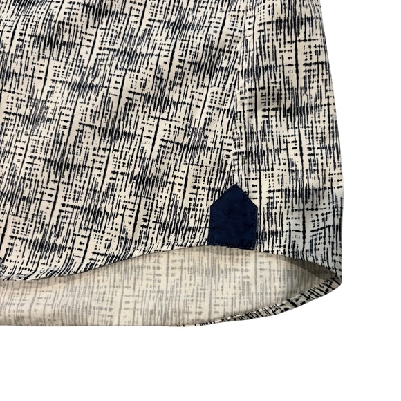 Maceoo Galileo Surge Blue Geometric Print Short Sleeve Button Down Shirt, Sz 3/M - Picture 8 of 15